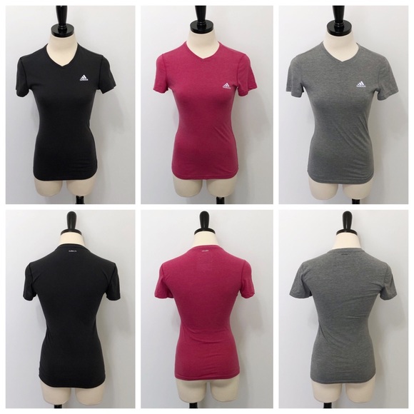 SOLD Adidas Ultimate Tee 3 Piece Bundle Size XS - Picture 2 of 7